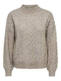 JDYSUSANNA L/S HN CABLES PULLOVER KNT walnut