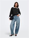 JDYSUSIE ASYM MW BARREL LB DNM light blue denim