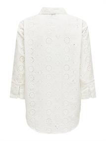 JDYTALLIE 3/4 LONG SHIRT WVN NOOS cloud dancer