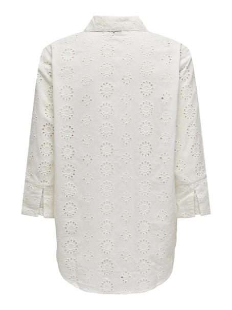 JDYTALLIE 3/4 LONG SHIRT WVN NOOS cloud dancer