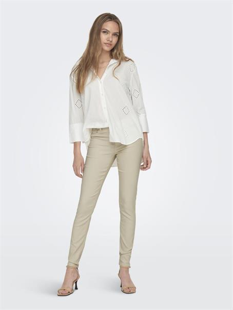 JDYTALLIE 3/4 LONG SHIRT WVN NOOS cloud dancer