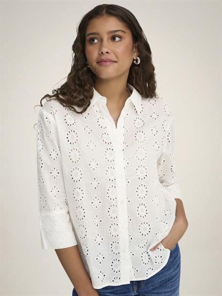 JDYTALLIE 3/4 LONG SHIRT WVN NOOS cloud dancer