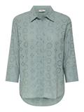 JDYTALLIE 3/4 LONG SHIRT WVN NOOS silver blue