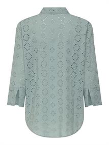 JDYTALLIE 3/4 LONG SHIRT WVN NOOS silver blue