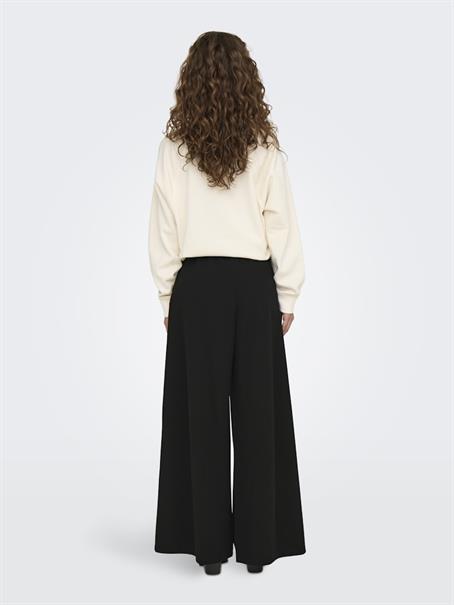 JDYTANJA LIFE EXTRA WIDE FLOWY PANT JRS black