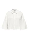 JDYTHEIS LIFE 3/4 CROP SHIRT WVN NOOS cloud dancer