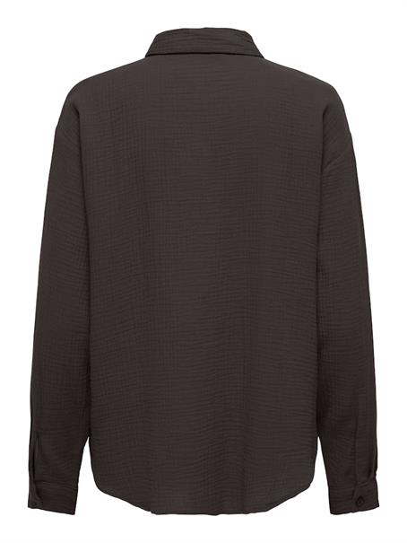 JDYTHEIS LIFE L/S LOOSE SHIRT WVN NOOS chocolate torte