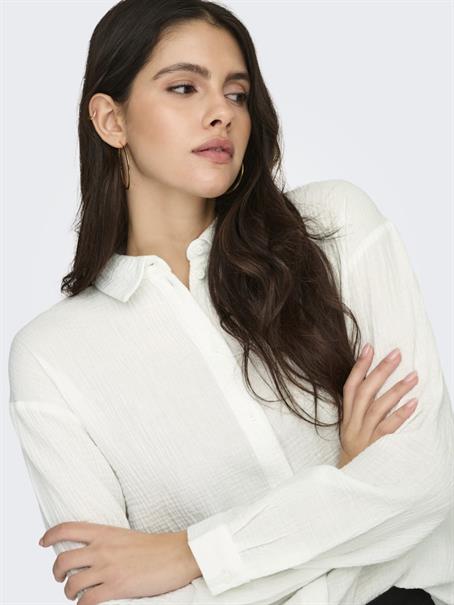 JDYTHEIS LIFE L/S LOOSE SHIRT WVN NOOS cloud dancer