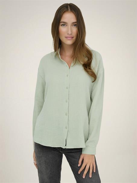 JDYTHEIS LIFE L/S LOOSE SHIRT WVN NOOS desert sage
