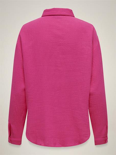 JDYTHEIS LIFE L/S LOOSE SHIRT WVN NOOS fuchsia purple