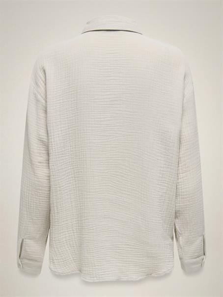JDYTHEIS LIFE L/S LOOSE SHIRT WVN NOOS silver lining