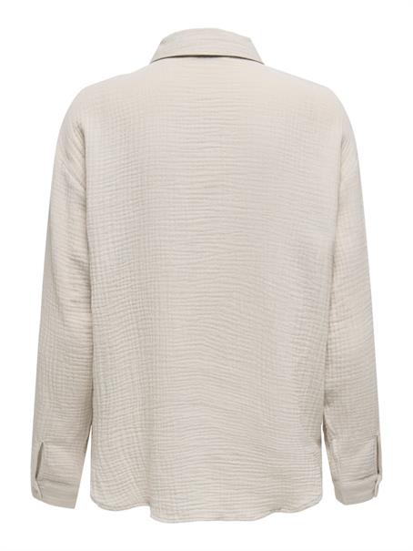 JDYTHEIS LIFE L/S LOOSE SHIRT WVN NOOS silver lining