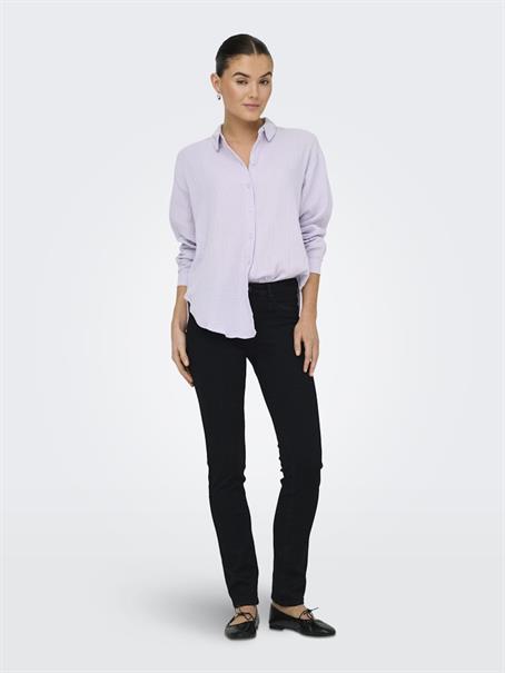 JDYTHEIS LIFE L/S LOOSE SHIRT WVN NOOS thistle
