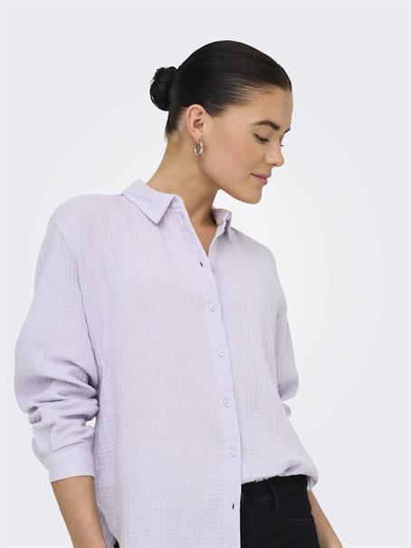 JDYTHEIS LIFE L/S LOOSE SHIRT WVN NOOS thistle