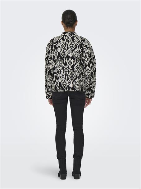 JDYTIGER L/S BOMBER WVN black