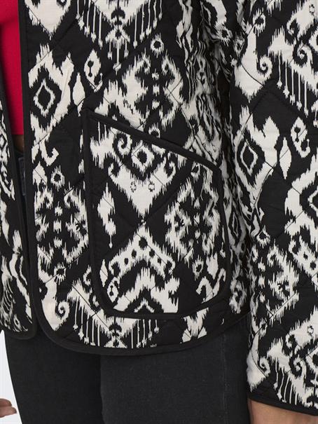 JDYTIGER L/S BOMBER WVN black