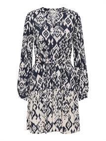 JDYTIGER LIFE L/S DRESS WVN phantom
