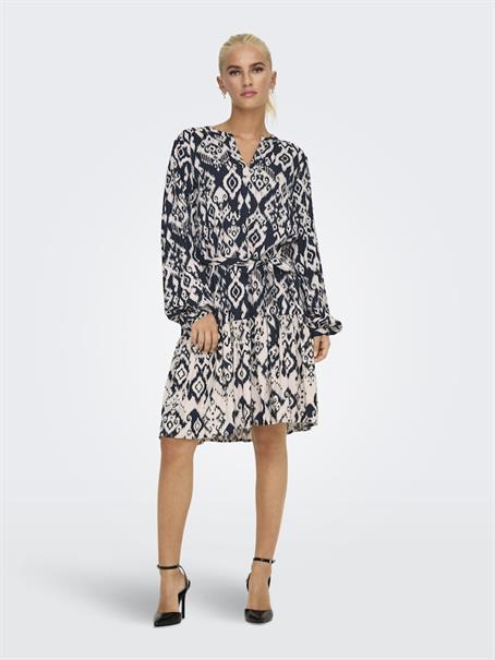 JDYTIGER LIFE L/S DRESS WVN phantom