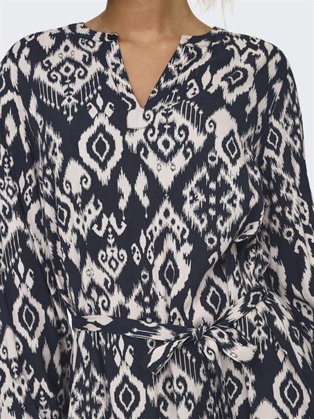 JDYTIGER LIFE L/S DRESS WVN phantom