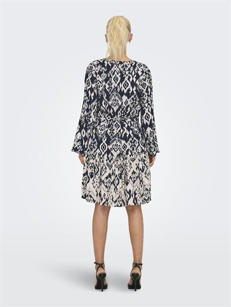 JDYTIGER LIFE L/S DRESS WVN phantom