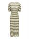 JDYTIKKA IVY 2/4 O-NECK STRIPE DRESS KNT sandshell1