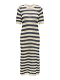 JDYTIKKA IVY 2/4 O-NECK STRIPE DRESS KNT sandshell2