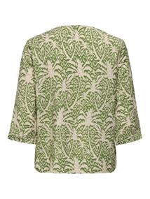 JDYTROYA LIFE 3/4 SHIRT WVN DIA kale