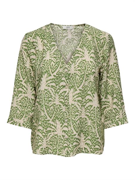 JDYTROYA LIFE 3/4 SHIRT WVN DIA kale