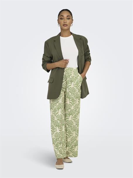JDYTROYA LIFE MW WIDE PANT DIA kale