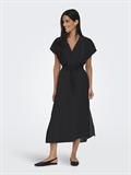 JDYTROYA LIFE S/L MIDI DRESS WVN DIA black