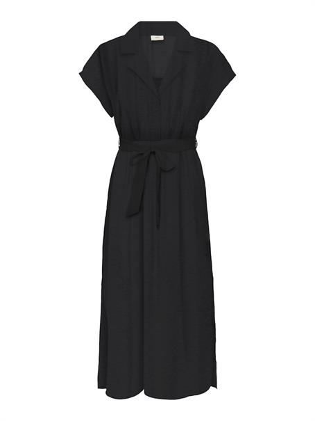JDYTROYA LIFE S/L MIDI DRESS WVN DIA black