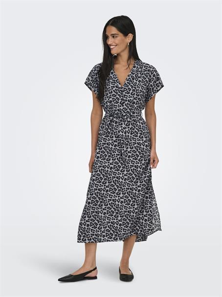 JDYTROYA LIFE S/L MIDI DRESS WVN DIA monument