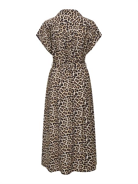 JDYTROYA LIFE S/L MIDI DRESS WVN DIA pumice stone