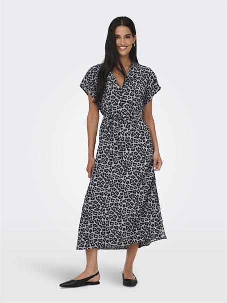 JDYTROYA LIFE S/S MIDI DRESS WVN DIA monument