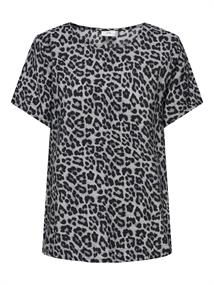 JDYTROYA LIFE S/S O-NECK TOP WVN DIA monument