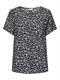 JDYTROYA LIFE S/S O-NECK TOP WVN DIA monument