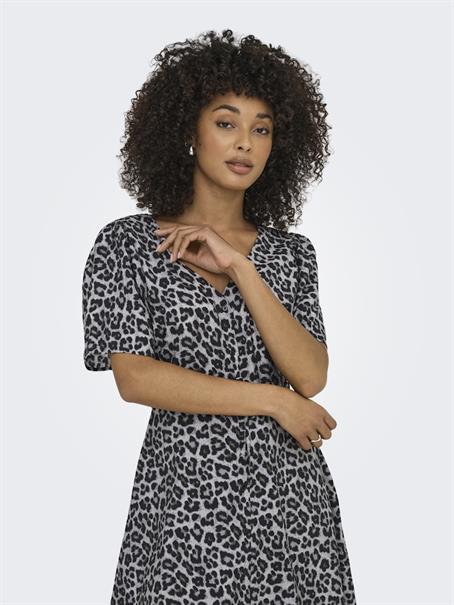 JDYTROYA LIFE S/S SHORT DRESS WVN DIA monument