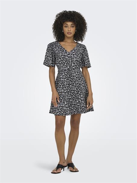 JDYTROYA LIFE S/S SHORT DRESS WVN DIA monument