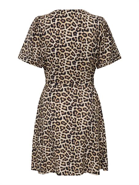 JDYTROYA LIFE S/S SHORT DRESS WVN DIA pumice stone