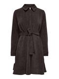 JDYULLA OHIO L/S DRESS WVN DIA chocolate torte