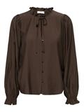 JDYVENUS L/S V-NECK STRING SHIRT WVN coffee bean