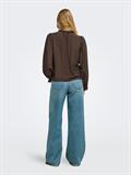 JDYVENUS L/S V-NECK STRING SHIRT WVN coffee bean