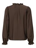 JDYVENUS L/S V-NECK STRING SHIRT WVN coffee bean
