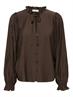 JDYVENUS L/S V-NECK STRING SHIRT WVN coffee bean