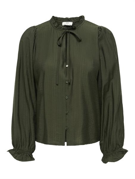 JDYVENUS L/S V-NECK STRING SHIRT WVN rosin