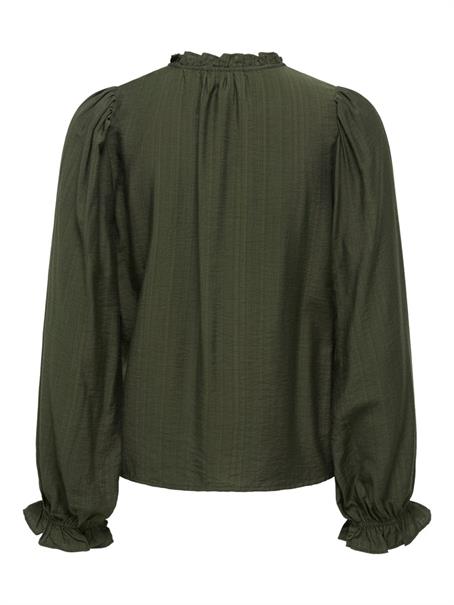 JDYVENUS L/S V-NECK STRING SHIRT WVN rosin
