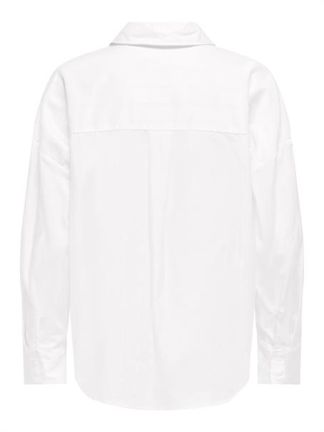 JDYVESPER L/S LOOSE SHIRT WVN NOOS white