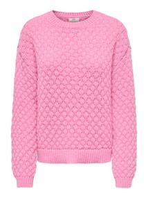 JDYVILDA L/S DETAIL PULLOVER KNT cyclamen1
