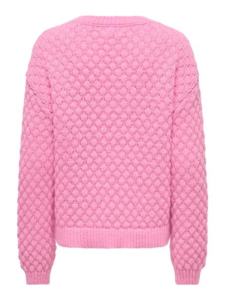 JDYVILDA L/S DETAIL PULLOVER KNT cyclamen1
