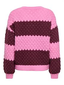 JDYVILDA L/S DETAIL PULLOVER KNT cyclamen2